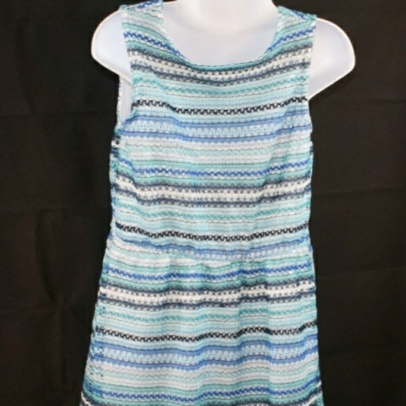 GIRL'S Striped Dress Size M(7-8) (Item#003) - Picture 2 of 3